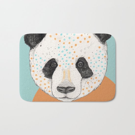 Polkadot Panda Bath Mat
