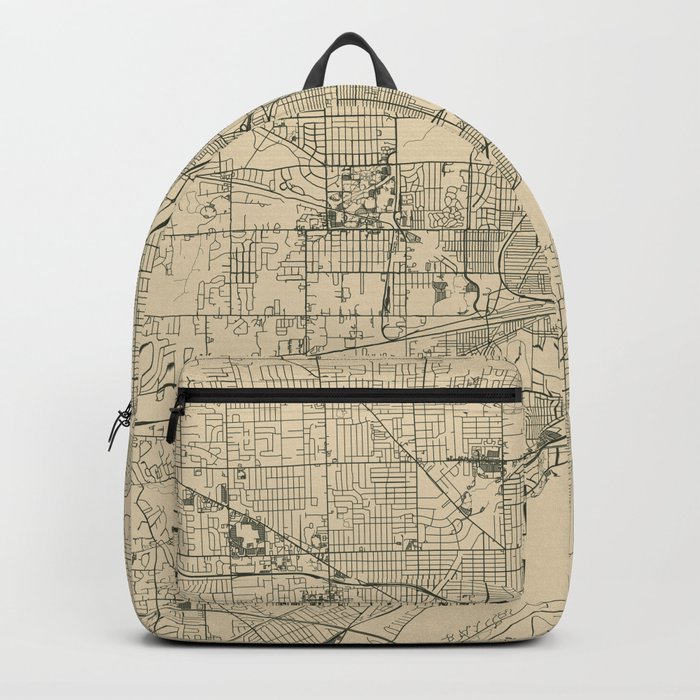 Toledo USA - Vintage City Map Backpack