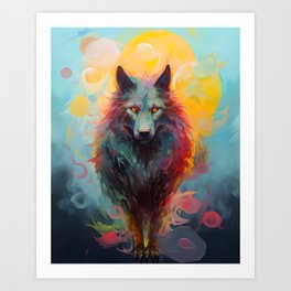 Wolf -Animals Art Print