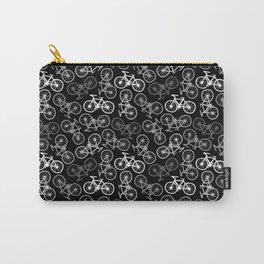 Bicycles in Monochrome Carry-All Pouch