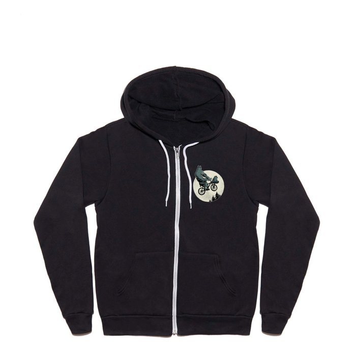 E.C. - Extra Cheems and Swole Doge Full Zip Hoodie