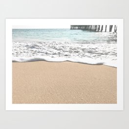 Wave Foam // California Ocean Pier Sandy Beaches Surf Country Pacific West Coast Photography Art Print