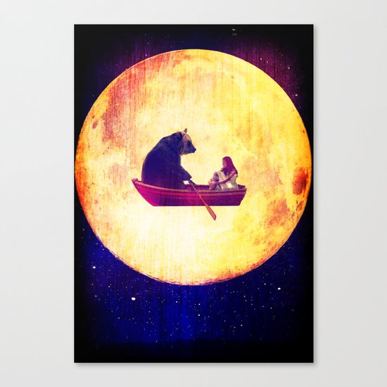 Moon Flight Canvas Print