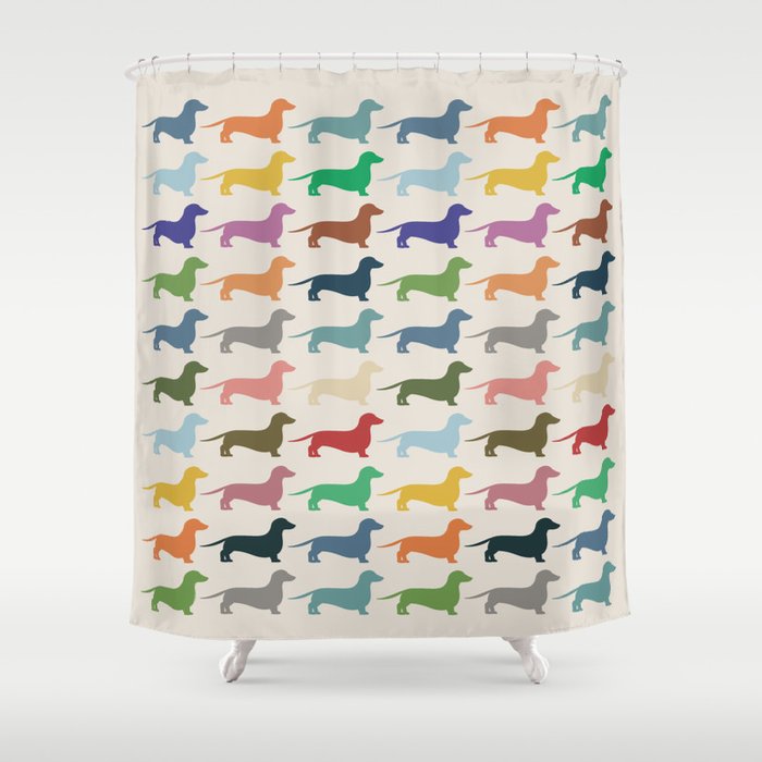 Dachshund Shower Curtain