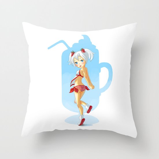 Strawberry Throw Pillow