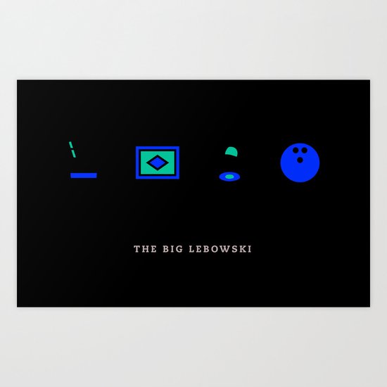 The Big Lebowski, Four Icon Challenge Art Print