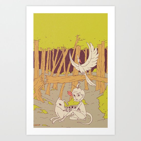 Caelum and the Lost Ones Art Print