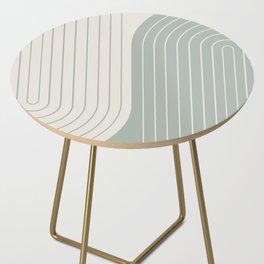 Two Tone Line Curvature LIII Side Table
