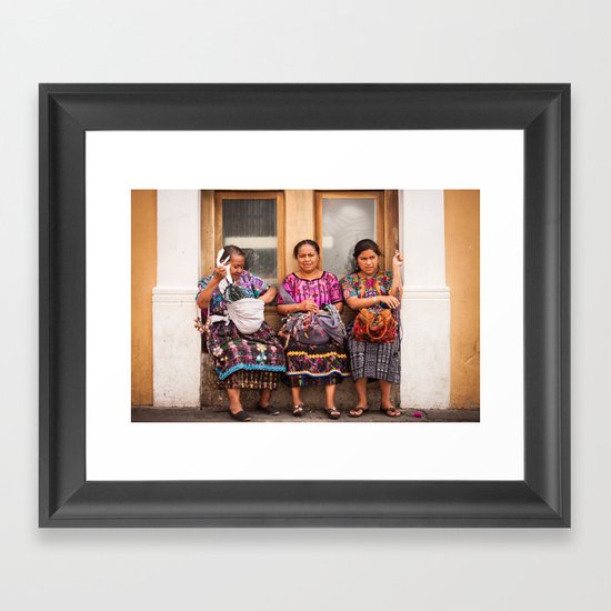 Tres Framed Art Print