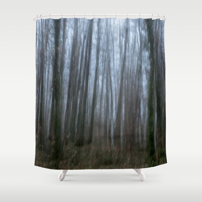 Scary Forest Shower Curtain By, Scary Shower Curtain
