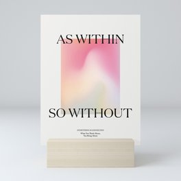 As Within - Spiritual Art Print Mini Art Print
