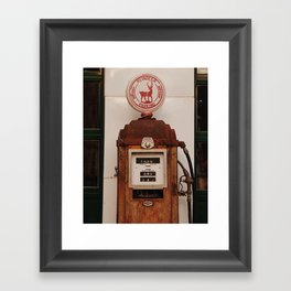 Deadwood Gas Station Framed Art Print