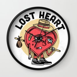 Lost Heart Wall Clock