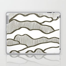 Abstract mountains line 19 Laptop Skin