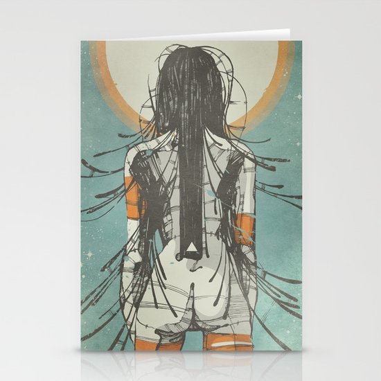 Nymph: Staring at the Sun (Ext) Stationery Cards