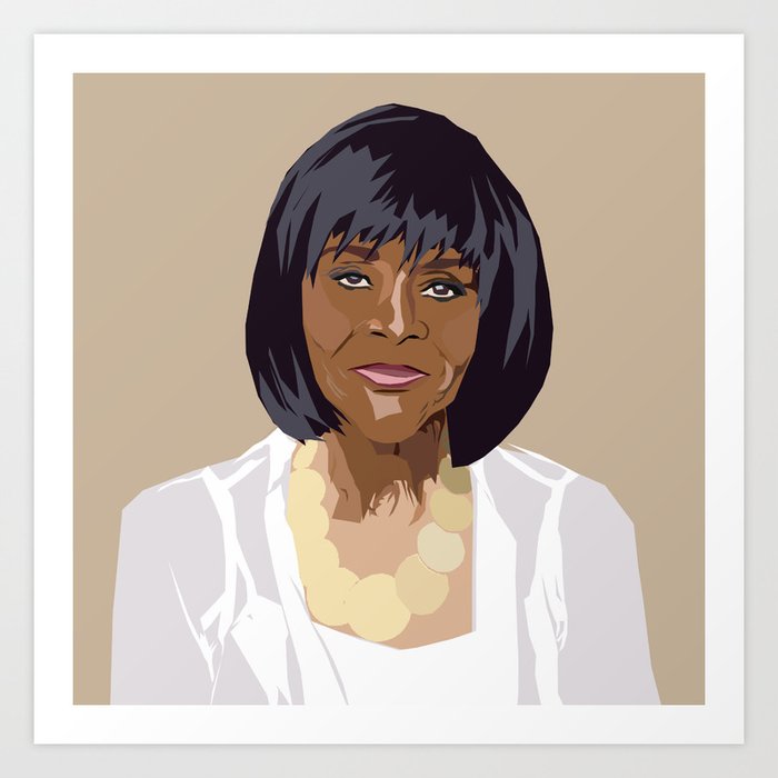 Cicely Tyson Art Print by deluxds | Society6