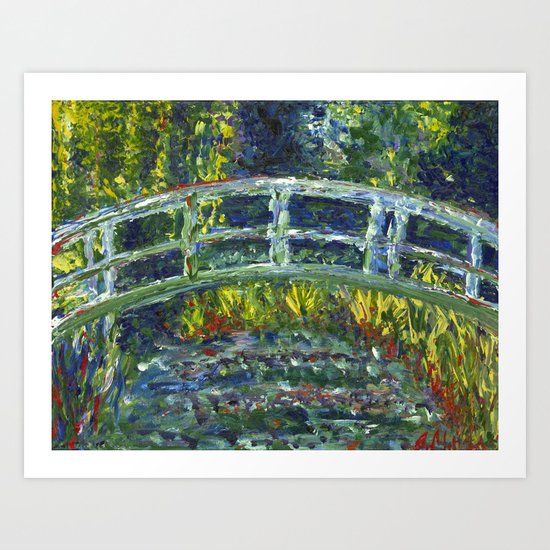 Monet Interpretation Art Print