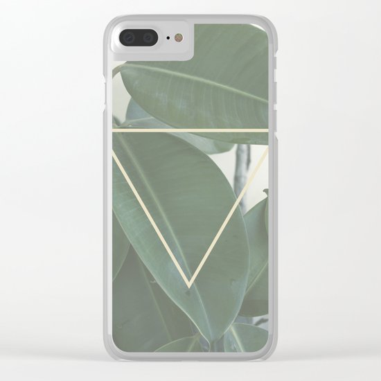ficus nature Clear iPhone Case