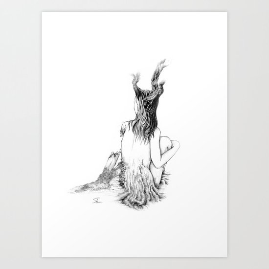 Sleeping Forest Art Print