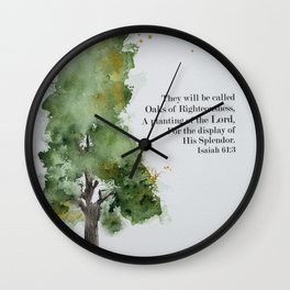 Oaks of Righteousness Wall Clock