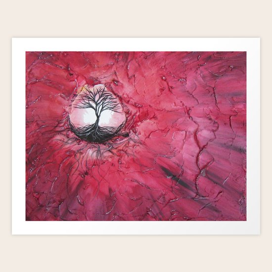 Cinder Tree Art Print