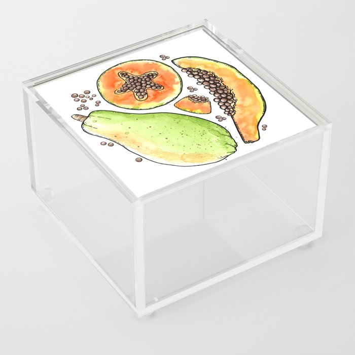 Papaya Acrylic Box