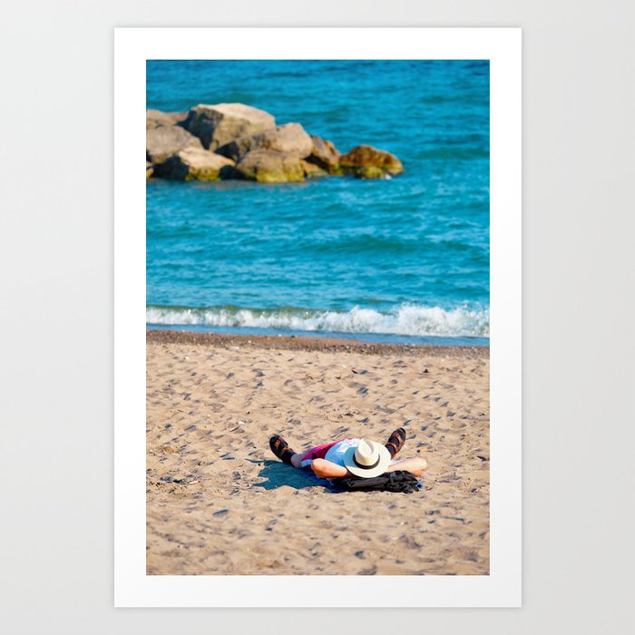 On The Beach, Off The World - Travel Photography of a Wanderlust Art Print