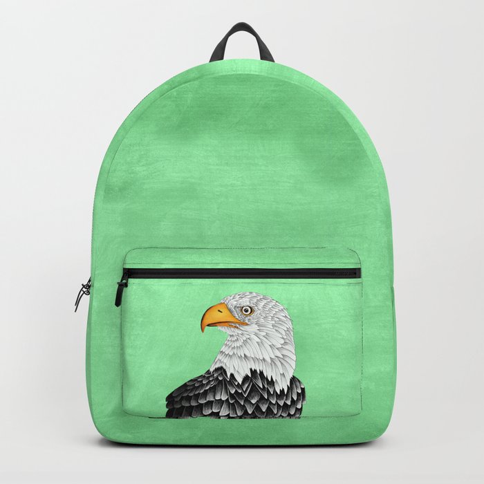 Bald eagle drawing Backpack