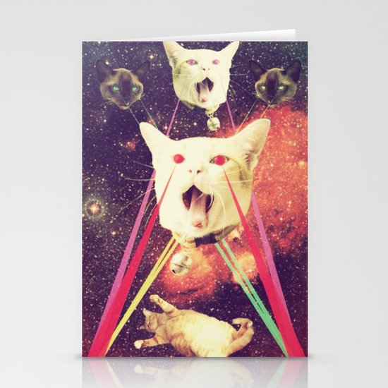 galactic Cats Saga 4 Stationery Cards