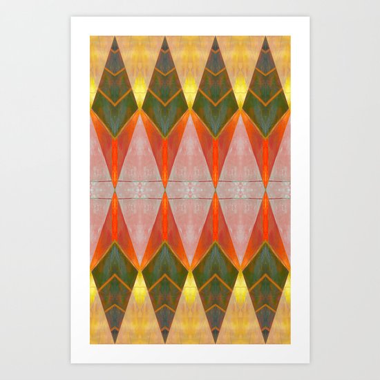 8 Diamonds Art Print