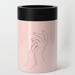 Hand Line Drawing - Talia Can Cooler