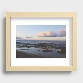 Sunset Surf Recessed Framed Print