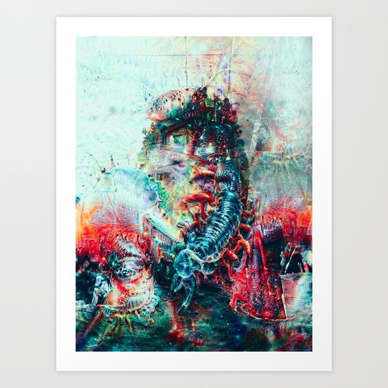 Sci-Fi Daymare Art Print