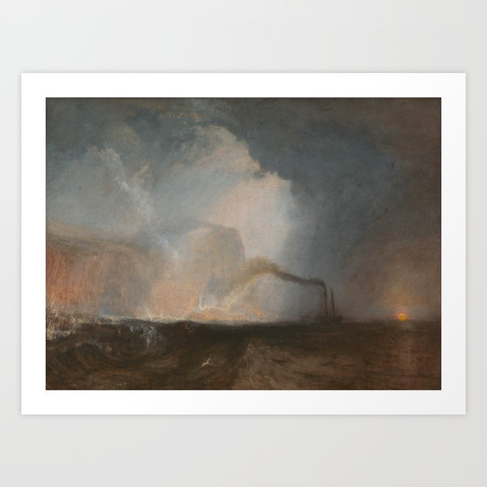 J M W Turner Staffa Fingal S Cave Art Print By Alexandra Arts Society6