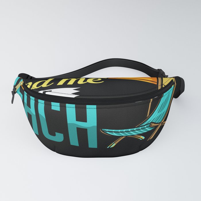 Retirement Beach Retired Summer Waves Party Fanny Pack
