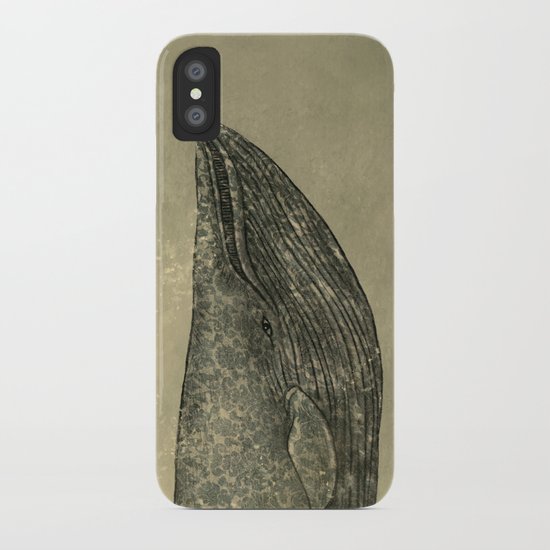 Damask Whale iPhone Case