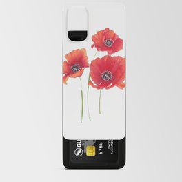 Red Poppies Android Card Case