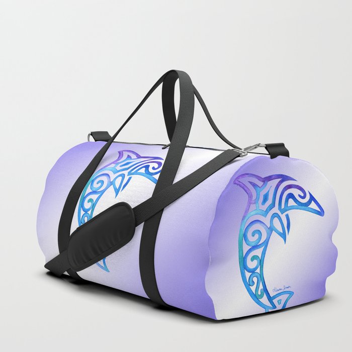 Tribal Dolphin Duffle Bag