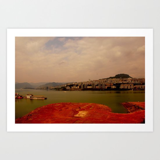 foggy peacefulness #2 Art Print