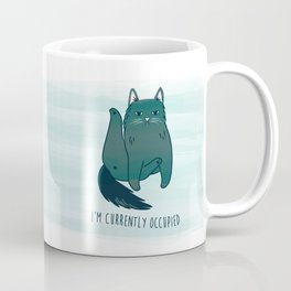 occupied cat Coffee Mug