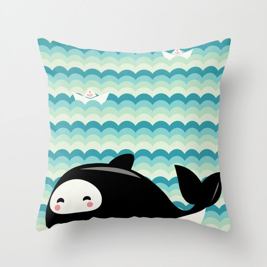 Where's Willy? Throw Pillow