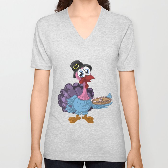 Funny Duck V Neck T Shirt