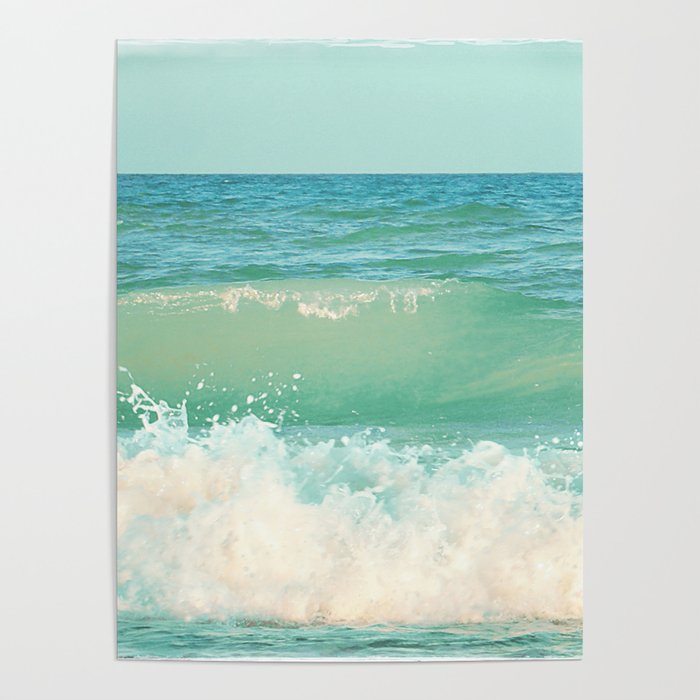 A Beautiful Spring Day at the Beach II Poster