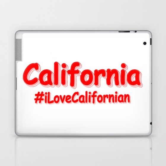 "California" Cute Design. Buy Now Laptop & iPad Skin