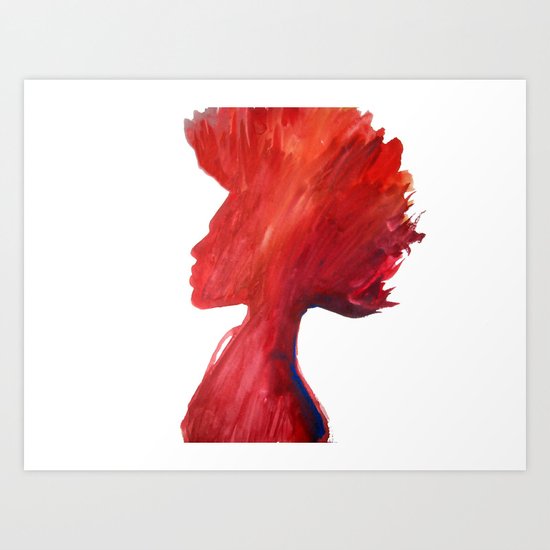 Red Art Print