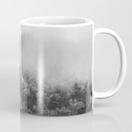 Landscape Photography | Forest Fog | Black and White Art | Minimalism Coffee Mug | Mistinthewoods, Black And White, Wild, Nature, Mistymorning, Fogphotography, Wilderness, Forestfog, Mistintheforest, Natureart 