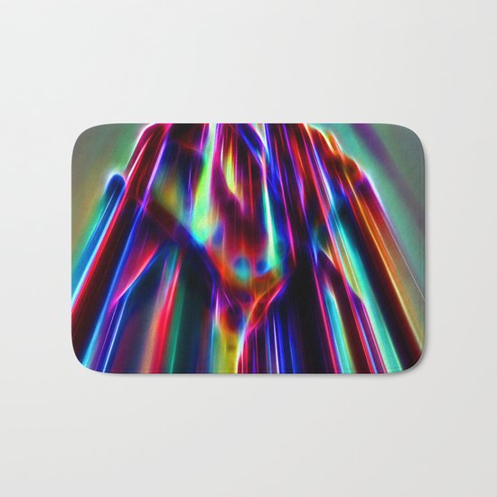 Neon mountain Bath Mat