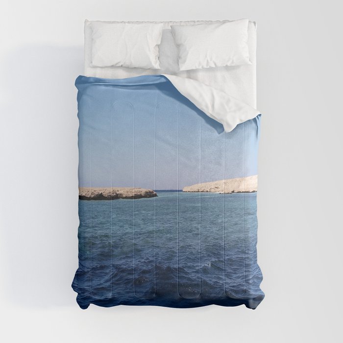 Blue Sea & Islands  Comforter