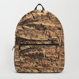 PALM BARK Backpack | Urban, Aged, Photo, Surface, Rough, Bark, Tropical, Nature, Brown, Surfaces 