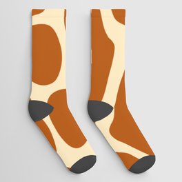 giraffe design pattern Socks